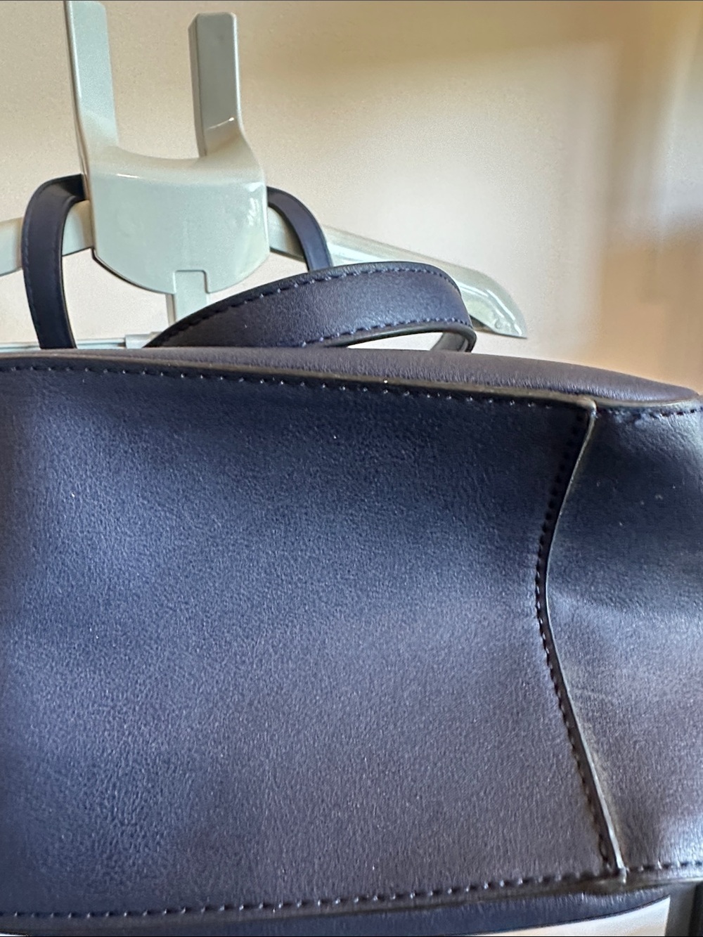 BCBGeneration Navy Tote with Gold Accent - Picture 13 of 13